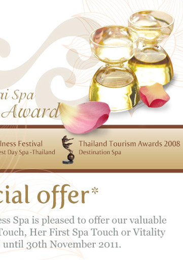 orld Class Thai Spa Gold Award